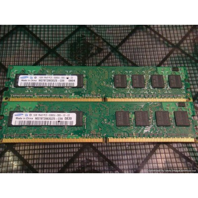 4 x 1GB DDR2 5300 PC2 667 DESKTOP RAM NON ECC Tested and Working